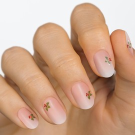 MOYOU LONDON Semi Cured Gel Nail Strips - 20 Pcs. Nail Wraps for Salon-Quality Manicure - Works with Any UV Nail Lamp - Easy to Apply, Trim, & Remove Gel Nail Stickers