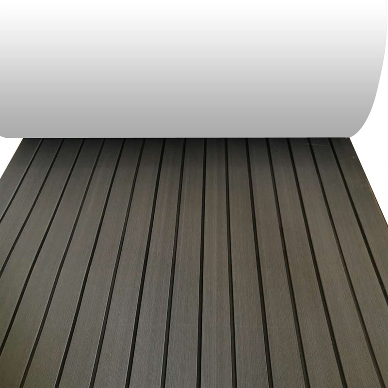 DYRABREST EVA Foam Flooring 35.4" x 94.5" Teak Sheet Decking
