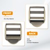 PATIKIL Ladder Lock Buckle Slider 25mm, 8 Pack Zinc Alloy