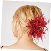 SAFIGLE Large Flower Hair Clips for Women 2-Pack Non-Slip Claw