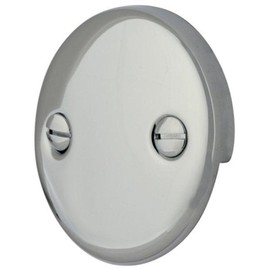 Kingston Brass DTT101 Bath Tub Overflow Plate, Polished Chrome