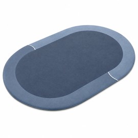 Bathroom Bath Mat for Shower and Entrance - Soft Absorbent Velvet Rug with Non-Slip Backing, Rapid-Dry Design for Home