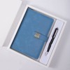 YEZIDE A5 Notebook with Pen 200 Lined Pages Leather Notebook