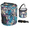2Pcs Storage Bag 600D Oxford Cloth Printing MultiPocket Hand Strap