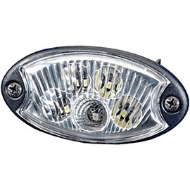 HELLA 2JA 343 570-011 Interior Light - Mini OvalLED G-LED - LED - 12V - 6.0W - LED - Fitting - Lens Colour: Crystal clear - LED colour: Red/White