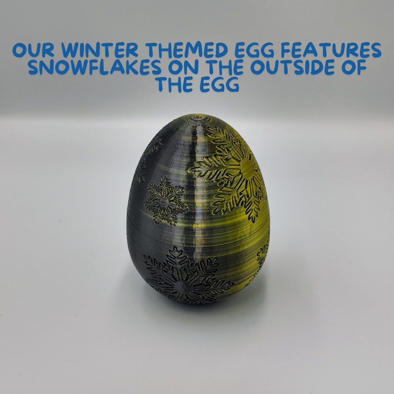 ZZ LIFE Surprise Winter Dragon Egg - 11" Dragons Articulating