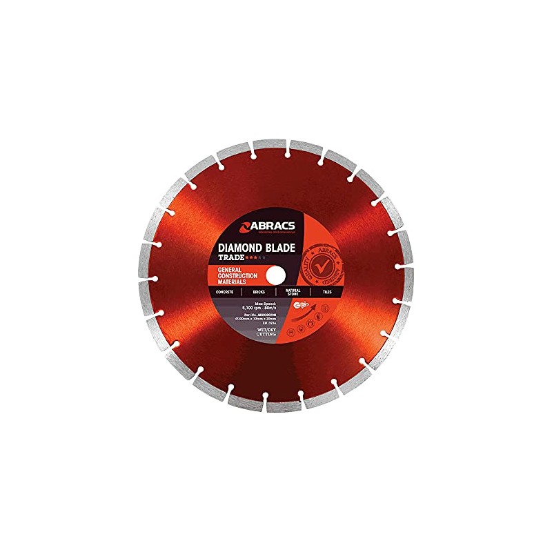 ABRACS ABDD230M TRADE General Construction Materials Diamond Blade, 230mm x