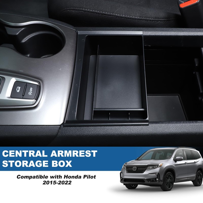 Tumukiw Compatible with 2015-2022 Honda Pilot Accessories Center Console Organizer