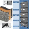VERONLY Hanging Wall File Folder Organiser - Over Door Storage