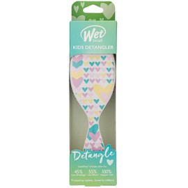 Wet Brush Kids Detangler Hair Brushes - Midi Hearts - Detangling Brush with Ultra-Soft IntelliFlex Bristles Glide Through Tangles with Ease - Pain-Free Comb for All Hair Types