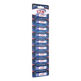 LTH Paquete Blister 10 Pilas AAA Alcalinas 1.5v MAX Duracion