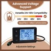 Lausixy S866 Electric Bicycle Display, 24V 36V 48V Ebike LCD