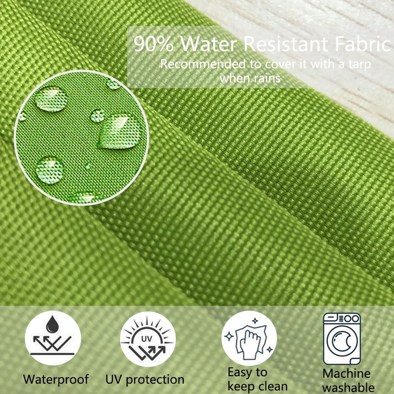 Sqodok Patio Cushion Covers, Waterproof Outdoor Cushion Covers Replacement, Patio
