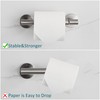 BVL Toilet Paper Holder Brushed Nickel Wall Mount Stainless Steel