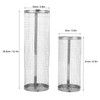 2PCS BBQ Net Tube Stainless Steel Barbecue Grill Basket Rolling
