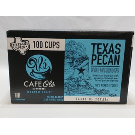 Cafe Ole Texas Pecan single serve pods 100 count