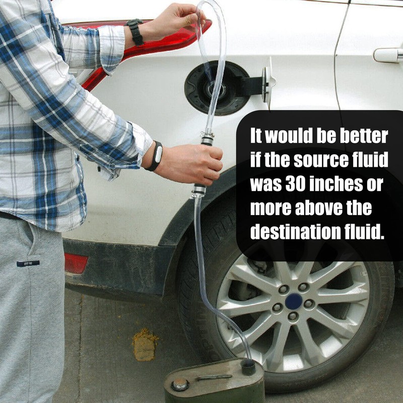 Evil Energy Transfer Siphon Pump, Manual Fuel Pump for Gasoline