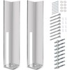 2 Pack Hot Dipped Galvanized Wood Post Mount Tower/Vinyl Fence