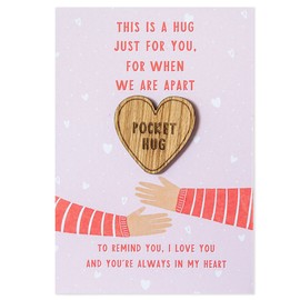 Manta Makes A little pocket hug token, best friend gifts small gifts thinking of you, good luck gifts, long distance relationship gifts for him boyfriend gifts, cute I love you present for her