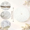 YGWAPJL White Faux Fur Christmas Tree Skirt 50cm / 19.7"