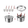 Buokaiw Pasta Cooker with Strainer,Stainless Steel Pasta Cooker Insert Set,