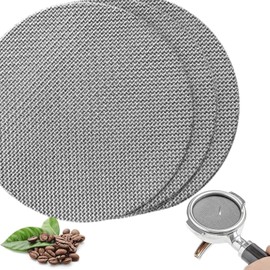 Sungaze Coffee Portafilter Puck Screen for Espresso Machines, Durable Contact Shower Screens, Perfect Coffee Extraction and Flavor while Reducing Waste, Easy to Clean, Reusable Filter (58mm 3 Pack)