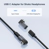 RUXELY RUXELY USB C Magnetic Adapter for Shokz Headphone 3Pack,Replacement