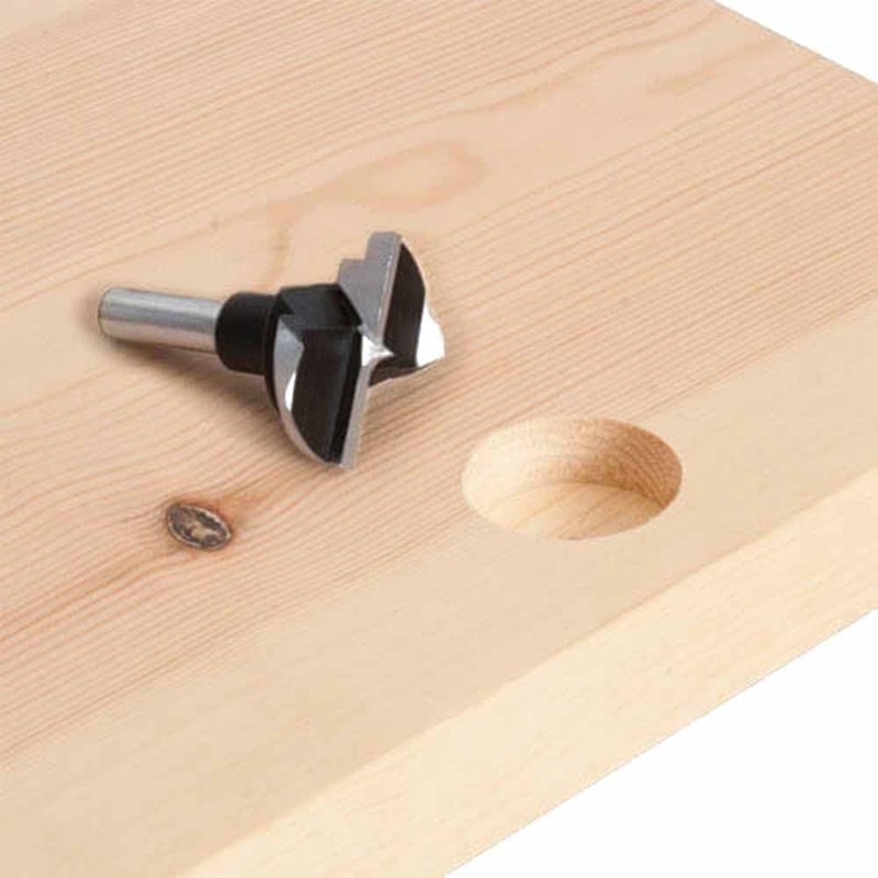 Trend Professional 35mm Carbon Steel Hinge Sinking Machine Bit, 54mm