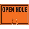 AccuformNMC "Open Hole" Traffic Cone Top, Combine With Orange Cones