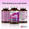 Milk Thistle Tablets - High Strength 4000mg Supplement - 180