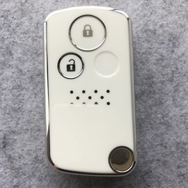 [Kinotaka] Honda TPU 2 Button Smart Key Case Step Wagon Freed Elysion Odyssey CR-Z Zest Accord Stream Insight CR-V Fit Shuttle Life Key Holder, white