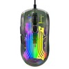 Wired Mouse Transparent Shell RGB Backlit Adjustable DPI Programmable Keys