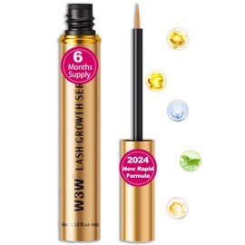 Lash serum, 2024 Upgraded Rapid Eyelash Serum, Eyelash Growth Serum-Rapid Eyelash Growth Serum for Stronger,Healthier Lashes,Eyebrow Growth Serum,Natural Ingredients(Upgraded Lash Surem)