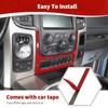 RT-TCZ for RAM Red Center Dash AC Switch Panel Trim