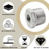 Bwintech 6 Pieces 3/4 Inch Male Thread to 1/2 Inch