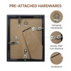 Heimlove 4x5 Metal Picture Frame,Black Aluminum Photo Frames-Real Tempered Glass,Tabletop