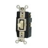 Leviton 15-Amp 120/277-Volt Toggle Single-Pole AC Quiet Switch, 1281-I, Ivory