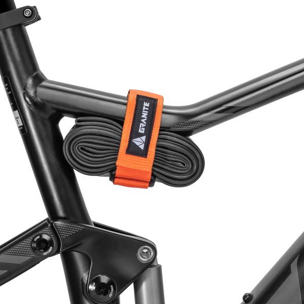 Granite Rockband Mountain Bike Frame Carrier Strap for Tools and Inner Tubes (Orange)
