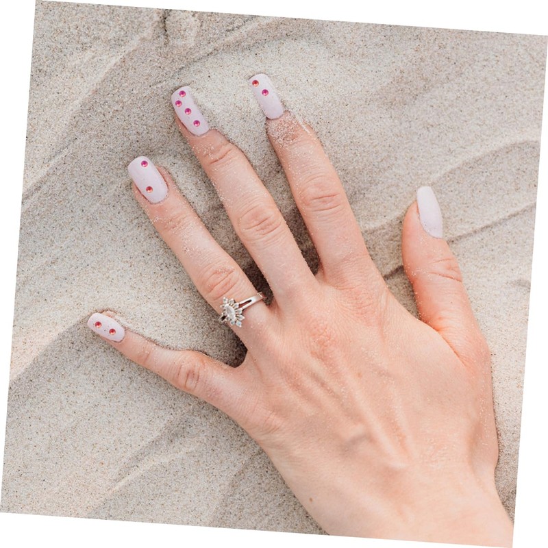 Angoily 2880pcs Flatback Rhinestones for Nails Glass Nail Art Gems