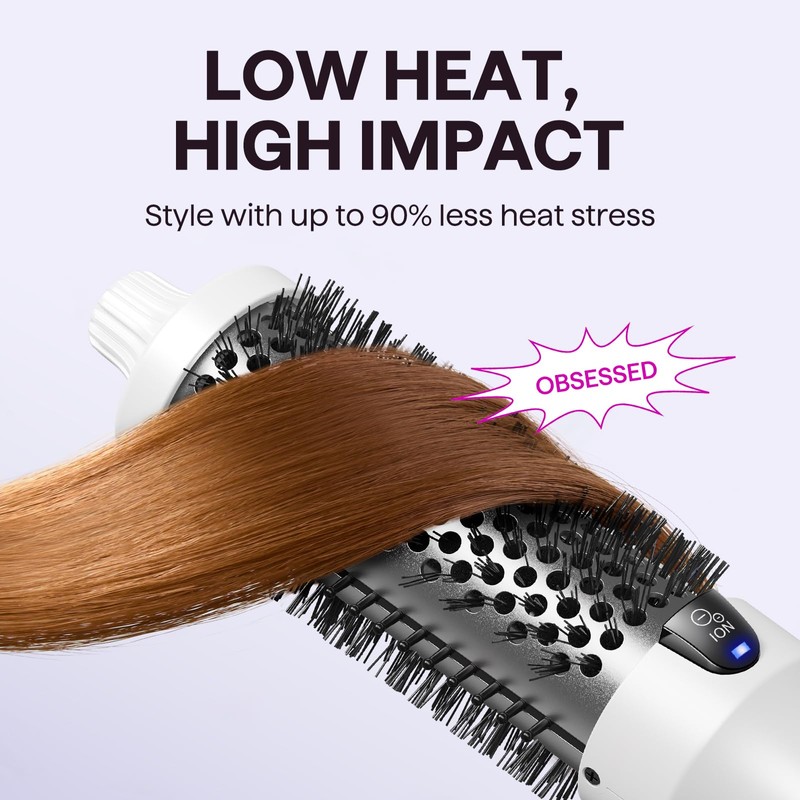Wavytalk Blowout Boost Thermal Brush, 1.5 inch Heated Round Brush