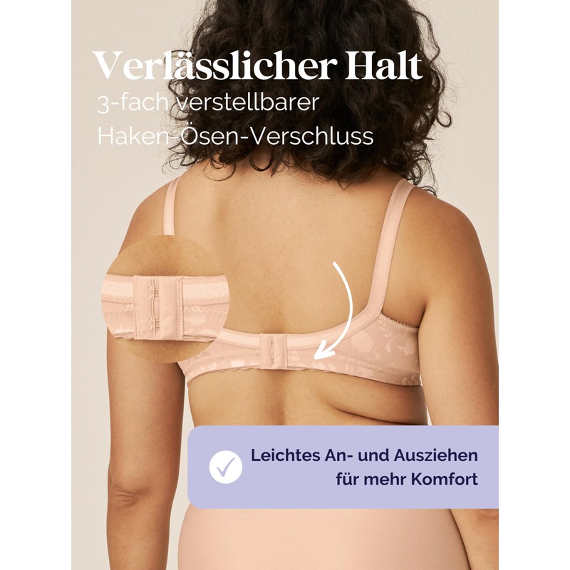 Naturana Women's Minimiser Bra 5363 Light Beige B 38