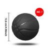 MINDCOLLISION Mini Basketball, Solid Color without Logo, Absorbent Soft Leather,