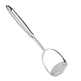 Cozy Inviting Potato Masher Stainless Steel 32 cm with Long Handle, Kitchen Masher for Dishwasher Safe, Mashed Potatoes, Vegetables, Fruits