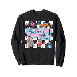 50s Rockabilly Vintage 1950s Clothing For Women Men Sock Hop Sweatshirt