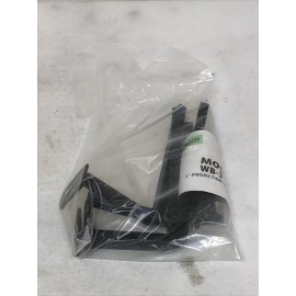 Grisham 3 In. Black Projection Brackets For Security Bar Window Guard (4-Pack)