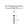 ECUDIS 4" Light Fixture Crossbar, 4 Pack Ceiling Light Plate