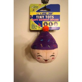 Petsport PET SPORT DOG TOY TINY TOTS HAPPY BIRTHDAY CUPCAKE    WITH SQUEAKER