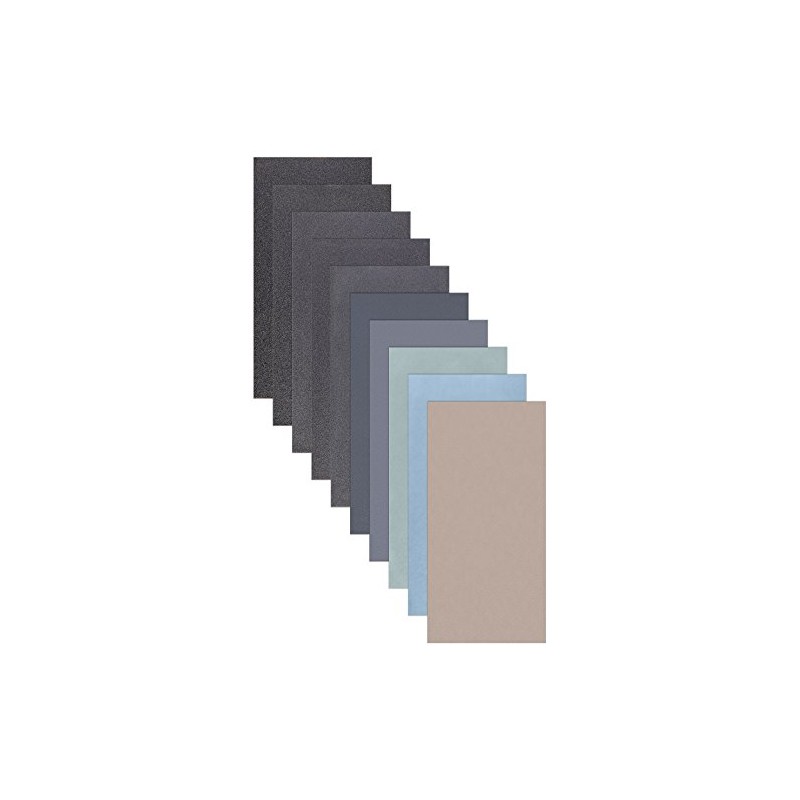 15 Sheets Sandpaper Assortment 210 x 110 mm P5000 P3000