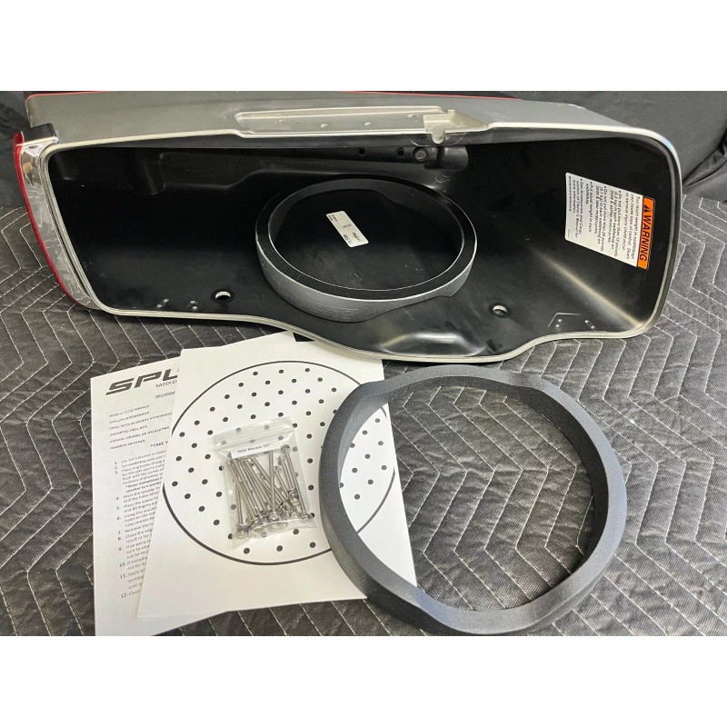 SPL Bagger Audio 10" Harley Saddlebag MID-MOUNT Speaker Ring Adapters