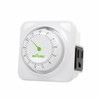 BN-LINK12 hour mechanical countdown Grounded timer 3 Prong outlet Energy